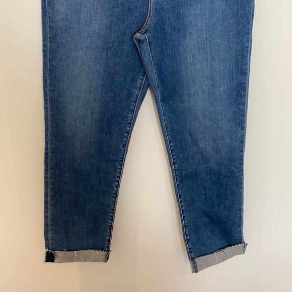 J Brand Women Ruby High-Rise Cropped Cigarette Medium Wash Denim Jeans Size 10 - Picture 5 of 12